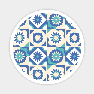 Azulejo #22- vector Portuguese Moorish pattern Magnet